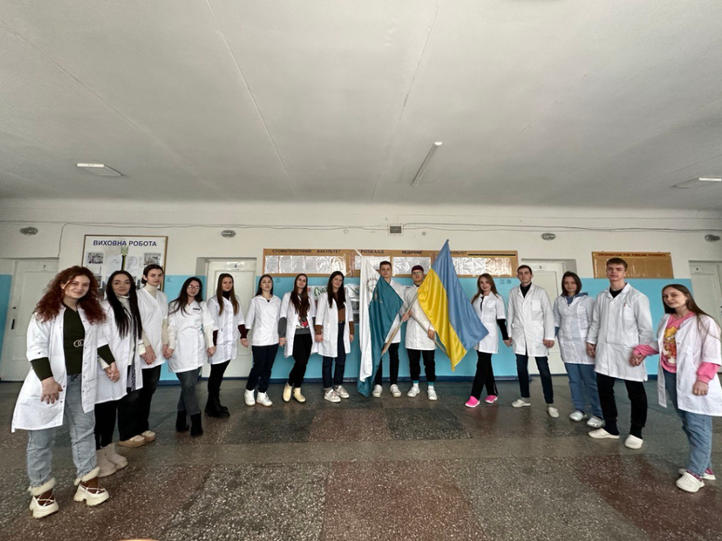 Виховна робота на кафедрі шкірних та венеричних хвороб на тему: "День Соборності України"